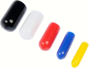 Tappi in plastica per fori, kit di tappi industriali per tubi, guarnizioni per linee di fluidi, blocca lo sporco, contiene raccordi multipli, nero - Product Image 2