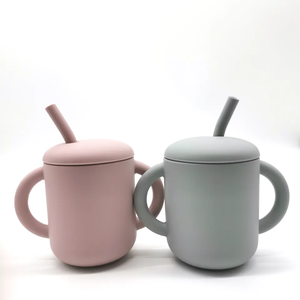Nuevo Vaso de Entrenamiento de Silicona para Bebés de <span class=keywords><strong>6</strong></span>+ <span class=keywords><strong>Meses</strong></span>, Vaso con Pajita - Product Image 6