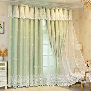 Blackout de doble capa de verano de Anne con cortinas modernas de gasa para habitación de niños - Product Image 2