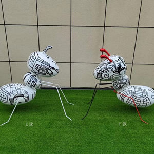 Không gian thương mại thép không gỉ kiến Điêu khắc Kim Loại nghệ thuật cài đặt-Thiết kế hiện đại bền cho các khu vườn Văn phòng khách sạn & Trường học - Product Image 4