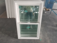 Fenêtre à double battant en PVC, double vitrage trempé, insonorisée, étanche, certifiée Energy Star, garantie 5 ans, pour salle de bain - Vente en gros usine