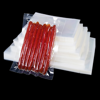 Sac d'emballage biodégradable en nylon transparent sous vide alimentaire blanc imprimé de logo personnalisé