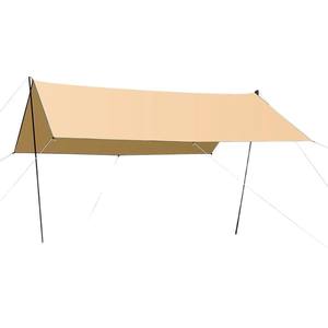 Carpa Grande <span class=keywords><strong>para</strong></span> Acampar al Aire Libre con Techo Plano, Portátil, Impermeable y Protector Solar, Sombrilla <span class=keywords><strong>para</strong></span> Pesca en la Playa - Product Image 6