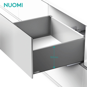 Nuomi Thanh Lịch 151Mm Chiều Cao Nhiệm Vụ Nặng Nề Hộp Ngăn Kéo Trượt Mềm Đóng Phụ Kiện Tủ Mỏng Undermount Nhà Bếp Trượt Ngăn Kéo - Product Image 6