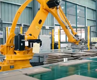 Ligne de production de placards imbriqués 121 pour portes de meubles avec machine d'étiquetage et robot de palettisation