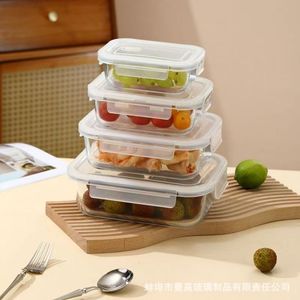 Lonchera de Vidrio con Tapa de Plástico de 1-3L, Apta para Microondas, para Uso en la Oficina - Product Image 1