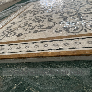 Kristall marmor Travertin Einfache Mosaik fliesen Grenzen Muster - Product Image 2