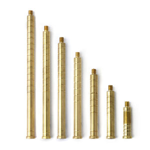 Accessoires de flèches de tir à l'arc ID6.2/0.244 ''insertion de vis en cuivre connecter les flèches en carbone équilibre le poids <span class=keywords><strong>pour</strong></span> les flèches de bricolage - Product Image 3