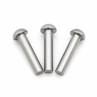Rivets aveugles en acier inoxydable résistant à la corrosion, tête ronde zinguée pour la fixation industrielle des métaux
