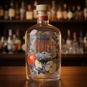 Ginebra de Manzana Premium Roner Kiku Master 42% Italia 0.50 Lt 6 Botellas por Caja Lista para Enviar - Product Image 2