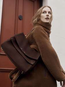 Maletín de Cuero de Gran Capacidad al por Mayor de Fábrica, Bolso Cruzado para Mujer - Product Image 3