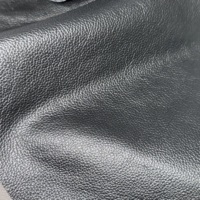 Cuir véritable naturel brillant 3D texturé 1.3-1.6, palette de couleurs minimaliste haut de gamme pour la literie d'hôtel et la tapisserie de canapé