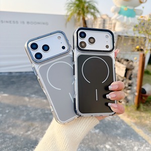 Nuova Custodia Magnetica di Lusso per <span class=keywords><strong>iPhone</strong></span> 17Air Pro Max 16 15 14Plus 13 12 <span class=keywords><strong>11</strong></span> con Protezione Fotocamera <span class=keywords><strong>Arancione</strong></span> - Product Image 6