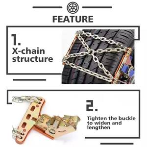 Chaînes à neige de haute qualité pour véhicules, équipement d'hiver pour voitures, <span class=keywords><strong>brise</strong></span>-<span class=keywords><strong>glace</strong></span> d'urgence pour roues - Product Image 2