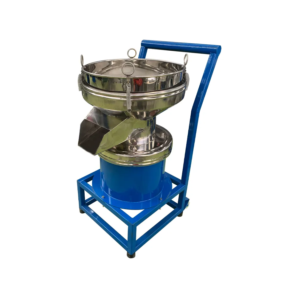 450 Pellet Vibrating Sifter Small Vibrating Screen Sifter Machine Food Filter Screening Machine Round Vibration Screen