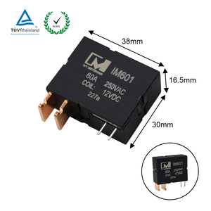 Cuộn dây kép 60A 250VAC 6V 9V 12V 24V 48V <span class=keywords><strong>DC</strong></span> PCB Rơle chốt từ cho tủ phân phối điện - Product Image 4