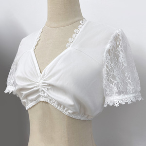 Disfraz sexy elegante con encaje y patchwork para mujer, disfraz para Halloween, Festival de la Cerveza, talla para adultos - Product Image 3