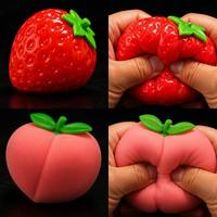 Lot de 9 Squishies Géants en TPR à Rebond Lent, Simulation de Fruits, Décompression, Vente en Gros, Logo Personnalisé, OEM, Ensemble de Jouets Sensoriels Anti-Stress
