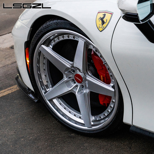 Rueda Forjada Personalizada de 18 19 20 21 22 Pulgadas, Rueda Deportiva Pulida 5x114.3 5x112 5x127 Jante para 599 GTB <span class=keywords><strong>Fiorano</strong></span> SF90 Spider - Product Image 6