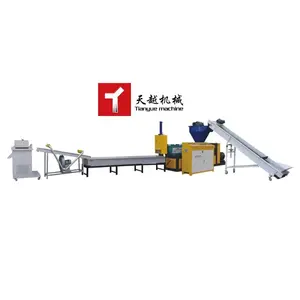 TIANYUE eva granule production line ldpe hdpe pp film plastic recycle extruder pelletizer granulator making machine