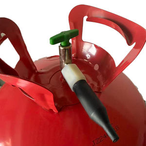 Bouteille de gaz industrielle professionnelle en fer, capacité 13L, légère, jetable, facile à utiliser, pour gonfler des ballons et des accessoires de scène - Product Image 6