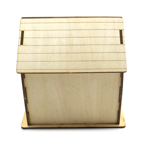 Kit de casa miniatura de madera para niños de 4 a 6 años, juguete educativo de ciencia, modelo de arquitectura, manualidad de construcción. - Product Image 3