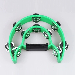 Campanas de mano de plástico con doble fila de 10 cascabeles en forma de media luna, instrumento de percusión Orff para clases de música, venta al por mayor - Product Image 3