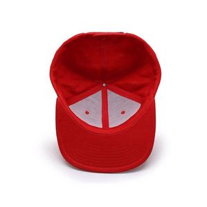 Chất Lượng Cao Có Thể Giặt Trống Đau Khổ Denim <span class=keywords><strong>Red</strong></span> 6-Bảng Điều Chỉnh Snapback Mũ Hat - Product Image 6