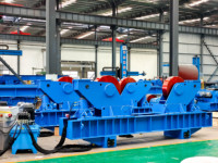 Maßgefertigter BOTA 100 Tonnen Automatischer Anti-Drift Hydraulischer Rollenschweißrotator mit 360° Rotation und Ferngesteuerter Geschwindigkeitsregelung für Rohre