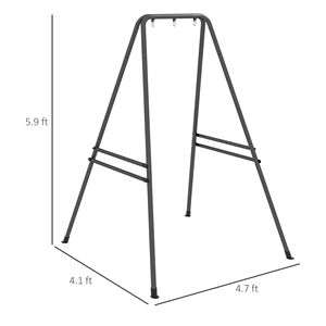 Soporte para Silla Hamaca DB, Capacidad de 330 Libras, Aleación, Uso en Interiores y Exteriores, Soporte para Columpio - Product Image 4