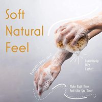 Éponge de bain en mousse avec logo personnalisé, loofah, exfoliant pour le corps, pouf de douche pour la douche