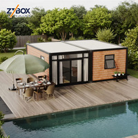 Maison conteneur préfabriquée extensible 20ft 40ft, cabine à structure en acier galvanisé, personnalisation complète, Vente chaude 2026-2027, Usine chinoise