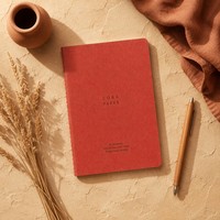 Carnet de notes de bureau durable en papier kraft recyclé A5, 80 feuilles
