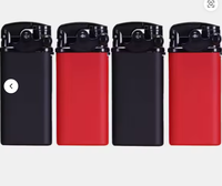 Briquet à gaz butane portable avec logo personnalisé gratuit, allumages stables pour le camping et les bougies
