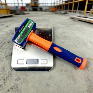 Marteau en acier durable de 1000 g, marteau de <span class=keywords><strong>maçon</strong></span> en acier, poignée en fibre de verre absorbant les chocs, marteau pour la construction - Product Image 6