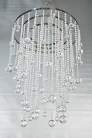 Lustre en perles à trois couches, perles, boules en acrylique, décoration d'intérieur multifonctionnel, livraison gratuite
