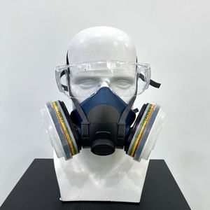 2023 Schneller Versand Gasmaske Atemschutzgerät Sicherheits-Chemikalienmaske Halbgesichtsmaske mit Filter für Giftige Gase - Product Image 2