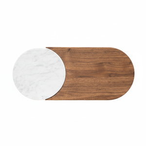 Tabla de cortar de madera hecha a mano para cocina Tabla de cortar de madera de mango Tabla de cortar elegante Uso de material ecológico - Product Image 1