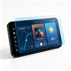 Protector de Pantalla de Película PET Personalizado, Antiarañazos, Resistente a las Huellas Dactilares, Transparente como el Cristal, para Navegación de Automóviles - Product Image 1