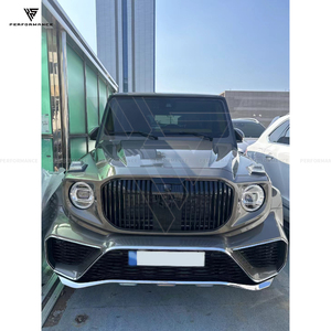 Kit Carrozzeria in Materiale PP Stile Maybach con Paraurti, Cofano e Parafango per <span class=keywords><strong>Mercedes</strong></span> Benz Classe G W464 G63 G500, <span class=keywords><strong>Spoiler</strong></span> in Carbonio 2019-2024 - Product Image 5