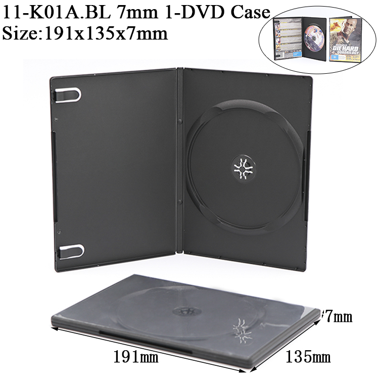 K01:7mm 1-DVD Negro