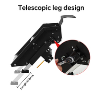 Marchepied télescopique en aluminium HOMFUL pour camping-car, 2/3/4 marches, accessoires pour camping-car, marchepied pour caravane