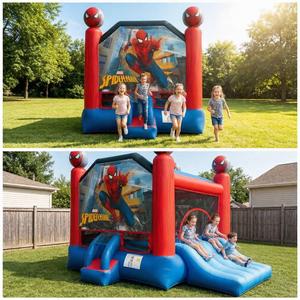 Château gonflable pour enfants - Matériel PVC écologique - Supporte plus de 500 kg - Couleurs personnalisées - <span class=keywords><strong>Logo</strong></span> - Garantie 3 ans - Product Image 6