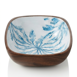 Tazón de Madera Clásico Hecho a Mano para Servir Ensaladas y Platos, Acabado Ecológico de Alta Calidad para Bodas - Product Image 1