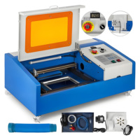 Machine de gravure et de découpe au laser CO2 miniature portable 3020 pour le traitement du bois