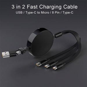 Cable de Carga Rápida Retráctil 6 en 1 de 100W de Marca, Cable de Datos USB de Carga Rápida, Cable de Carga USB Tipo C con Logotipo Personalizado - Product Image 3