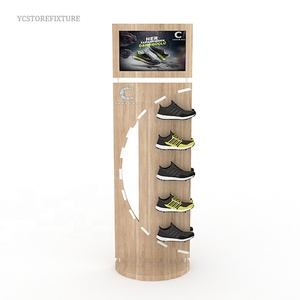 Exhibidores de Madera de 2 Caras para Zapatos Deportivos para Tiendas Minoristas - Product Image 5