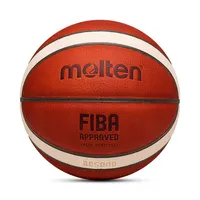 पिघला हुआ बास्केटबॉल BG5000 निचले स्तर के लिए समग्र चमड़े बास्केटबॉल इनडोर खेल FIBA सरकारी खेल गेंद