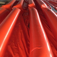 Barrière gonflable Pvc de confinement de déversement d'huile à déploiement rapide, prix d'usine en gros