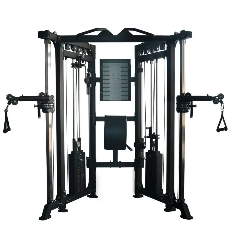 Estação De Treinamento De Cabo Duplo Cabo Ajustável Multi Funcional Trainer Cabo Crossover Polia Sistema Workout Machine